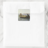 Rowing-boot, 1863 vierkante sticker (Tas)