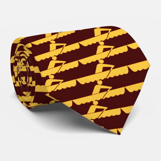 Rowing Brown Stropdas (Opgerold)