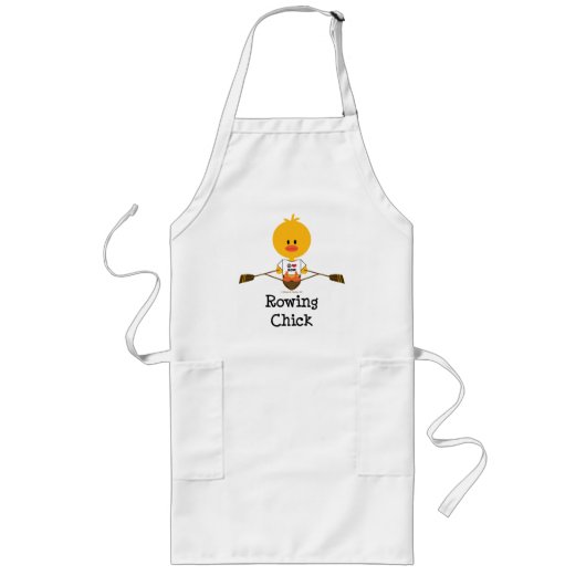 Rowing Chick Apron Lang Schort (Voorkant)