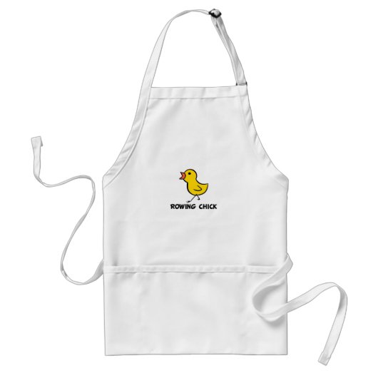 Rowing Chick Apron Standaard Schort (Voorkant)