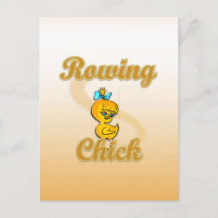 Rowing Chick Briefkaart