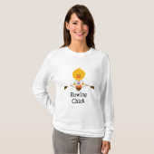 Rowing Chick Hoodie T-shirt (Voorkant volledig)