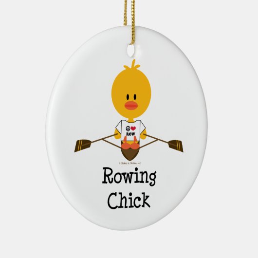 Rowing Chick Ornament (Rechts)