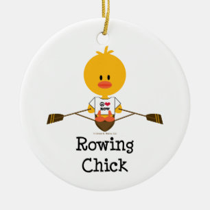 Rowing Chick Ornament