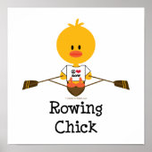 Rowing Chick Poster (Voorkant)