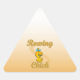 Rowing Chick Sticker