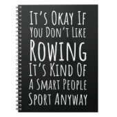 Rowing Christmas Ornament Rower Crew Gifts Notitieboek (Voorkant)