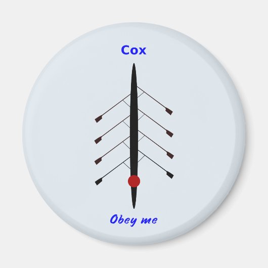 Rowing cox gehoorzaamt me magneet (Voorkant)