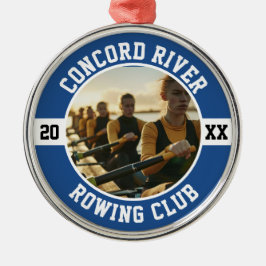 Rowing Crew Rower Team Club Boat Sports Metalen Ornament