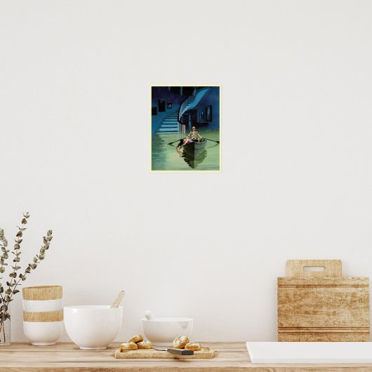 Rowing Death ~ Poster (Keuken)