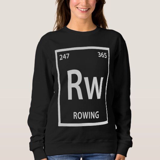 Rowing Element Chemistry Periodic Table Trui (Voorkant)