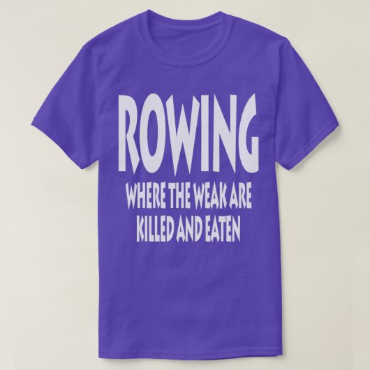 Rowing Enthusiast 2 T-shirt (Design voorkant)