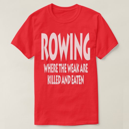 Rowing Enthusiast T-shirt (Design voorkant)