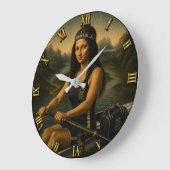 Rowing Funny Mona Lisa Rower Gift for Crew Grote Klok (Hoek)