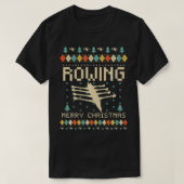 ROWING Funny Ugly kerstSweater  Retro T-shirt (Design voorkant)
