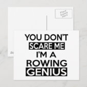 ROWING GENIUS DESIGN BRIEFKAART (Voorkant / Achterkant)