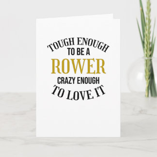 Rowing Gifts for Rowers Rowing Crew Rowing Boat Kaart