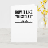 Rowing Gifts | Rowerroeibootteam Kaart (Gele Bloem)