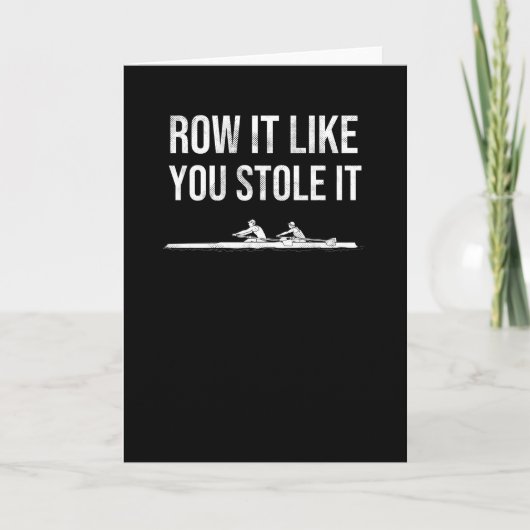 Rowing Gifts | Rowerroeibootteam Kaart (Voorkant)