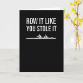 Rowing Gifts | Rowerroeibootteam Kaart (Gele Bloem)