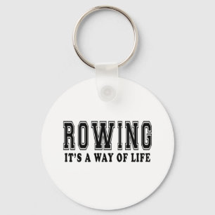 Rowing Het is een manier van leven Sleutelhanger