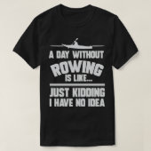 Rowing Kayak 3 T-shirt (Design voorkant)