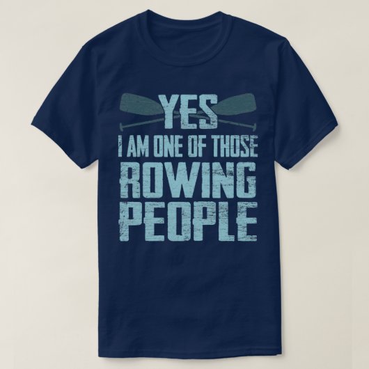 Rowing Kayak 8 T-shirt (Design voorkant)