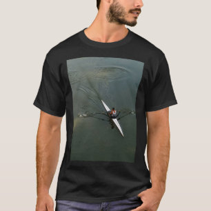Rowing Kayaking op de rivier T-shirt
