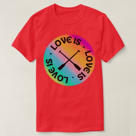 Rowing Love T-shirt (Design voorkant)