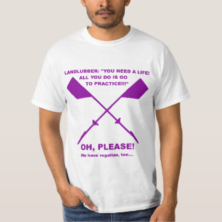 Rowing Meme (Paars) T-shirt