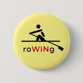 RoWINg motivatie geel Ronde Button 7,6 Cm