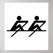 Rowing paddle team poster (Voorkant)