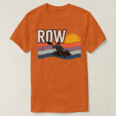 Rowing Paddling Lovers Boat Rower Squad Team Kayak T-shirt (Design voorkant)
