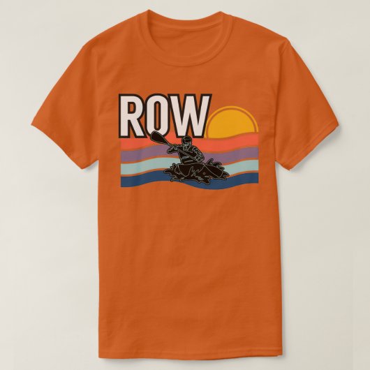Rowing Paddling Lovers Boat Rower Squad Team Kayak T-shirt (Design voorkant)