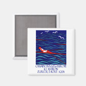 Rowing Poster Zürich 1924 Magneet (Voorkant / Achterkant)