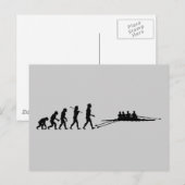 Rowing Racing Shell Sport Briefkaart (Voorkant / Achterkant)