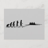 Rowing Racing Shell Sport Briefkaart (Voorkant)