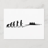 Rowing Racing Shell Sport Briefkaart (Voorkant)