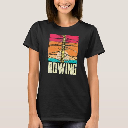 Rowing Rower Row Sports Crew T-shirt (Voorkant)