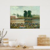 Rowing Scene - E. Levy Fine Art Poster (Keuken)