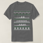Rowing Team Funny Noel Gift Ugly KerstSweater T-shirt (Design voorkant)
