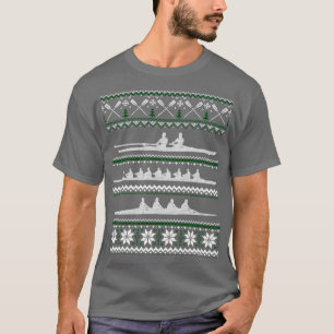 Rowing Team Funny Noel Gift Ugly KerstSweater T-shirt