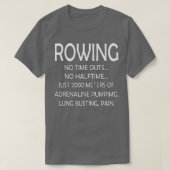 Rowing van 2000 meter t-shirt (Design voorkant)