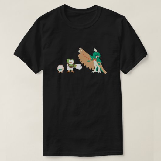 Rowlet Evolution Classic T-shirt (Design voorkant)
