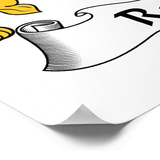 Rowley Family Crest Poster (Hoek)