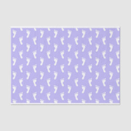 ROWS VAN PASTEL LAVENDER PAARSE BABY TISSUEPAPIER