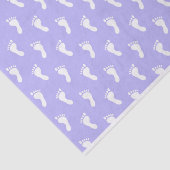 ROWS VAN PASTEL LAVENDER PAARSE BABY TISSUEPAPIER (Detail)