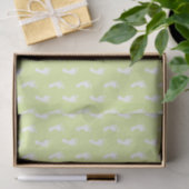 ROWS VAN PASTEL LIME GREEN BABY FEET TISSUEPAPIER (Geschenk)