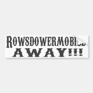 Rowsdower mobiel onderweg! Sticker
