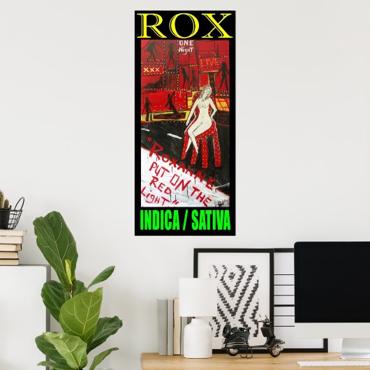 ROX INDICA SATIVA POSTER (Thuiskantoor)
